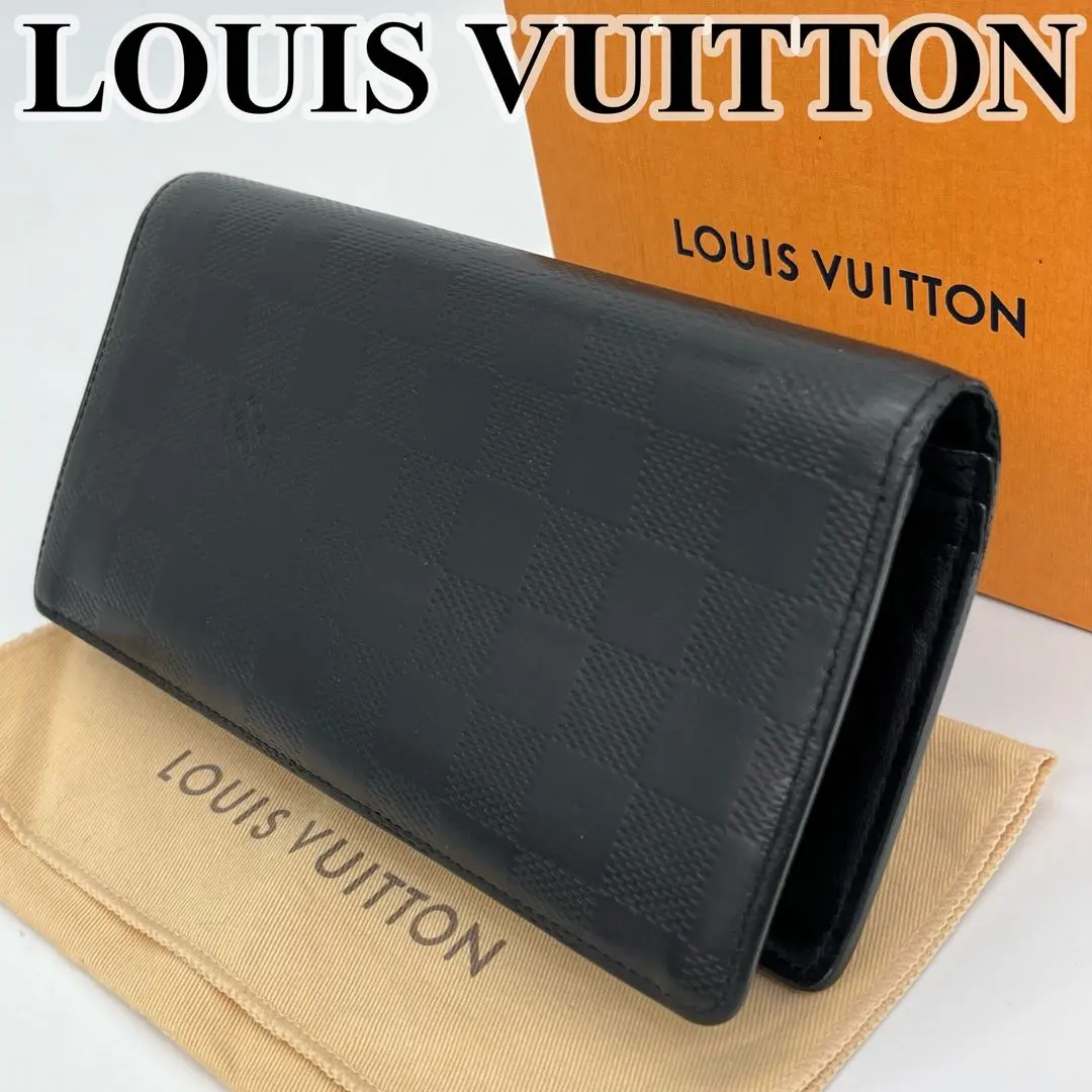 Thumbnail of Louis Vuitton Long Wallet Flap Damier Infini Brazza N63010