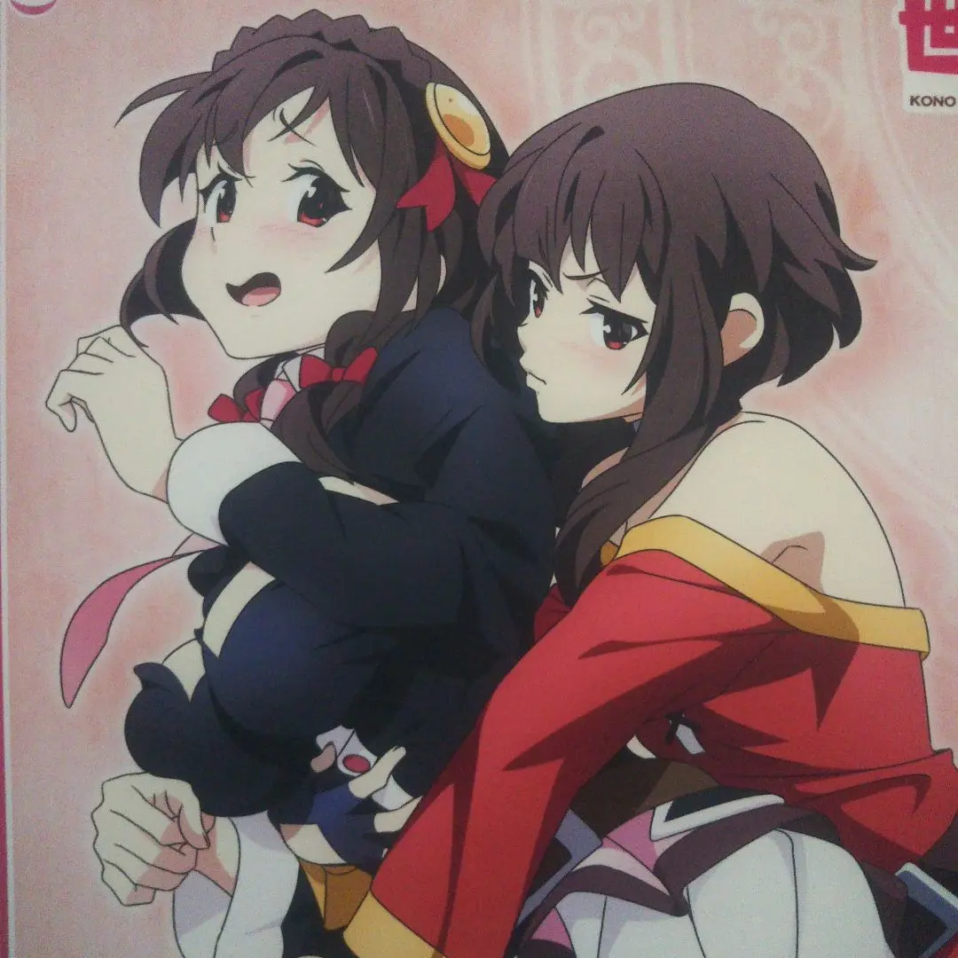 タペストリー　ウィズ＆めぐみん＆ゆんゆん アニメ描き下ろしイラスト使用B2タペストリー 「Blu-ray/DVD この素晴らしい世界に祝福を!2 限定版」 ソフマップ全巻購入特典 ウィズ＆めぐみん＆ゆんゆん アニメ描き下ろしイラスト使用B2
