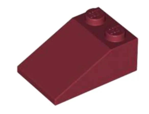 Thumbnail of LEGO 6366021 Slope 2x3 33 degrees Dark Red - 10 pieces