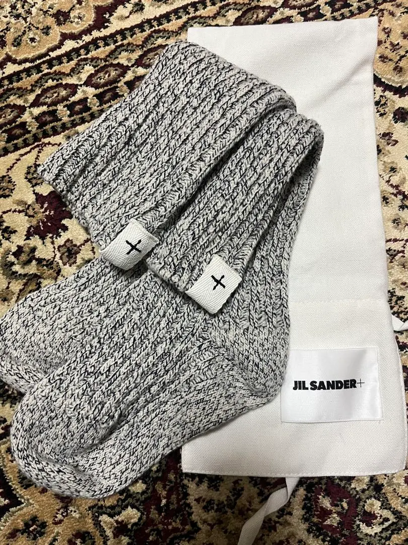 JILSANDER ジルサンダー　靴下　ハイソックス　ニット ソックス Jil Sander(ジルサンダー) - 海外通販のBUYMA