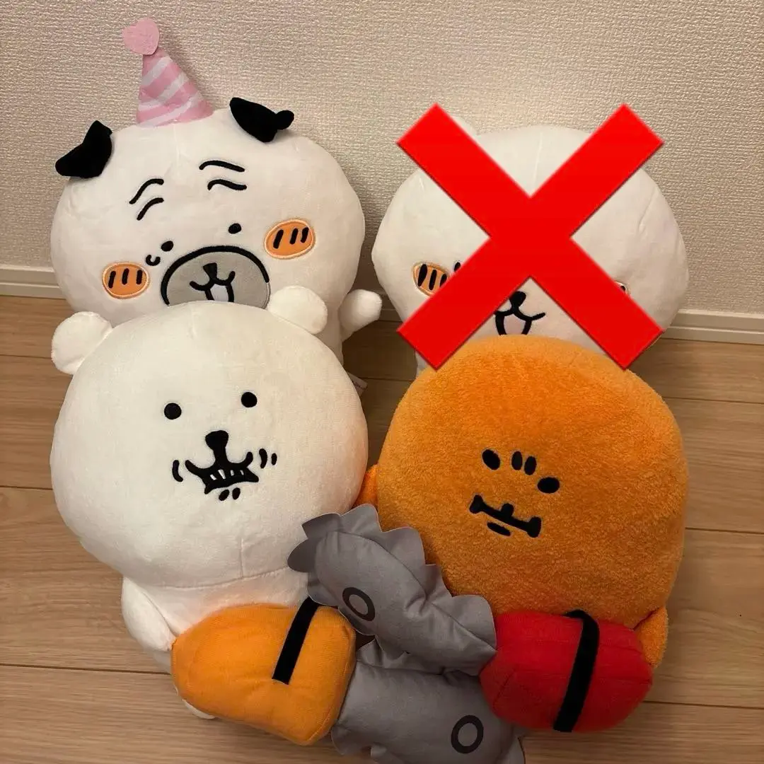 ナガノキャラクターズ パグさんおめでとうBIGぬいぐるみ FuRyu