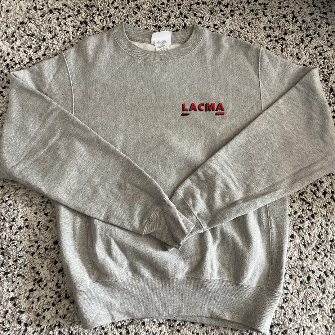 新品 L LACMA Champion リバースウィーブ スウェット 日本未発売 LACMA チャンピオン リバースウィーブ スウェット L