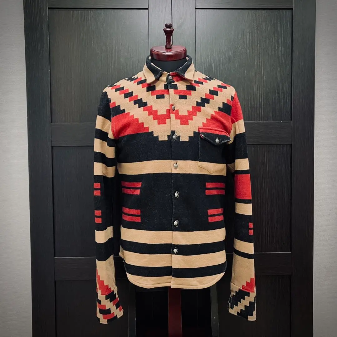 ペンドルトン　ポートランドコレクション　マフラー　ストール　USA製 PENDLETON(ペンドルトン) WOOL WOVEN SHAWL ネイティブ柄