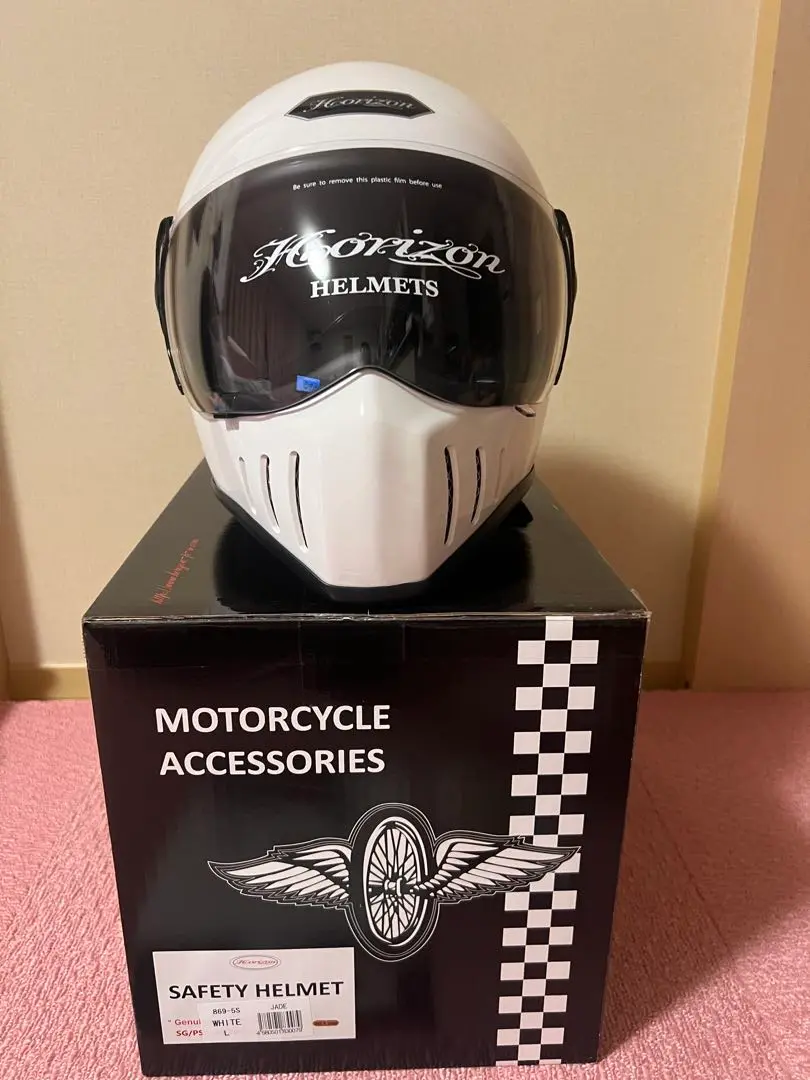 Horizon ホライゾン JADE Lサイズ　スモークシールド付き HORIZON JADE ヘルメット (スモークシールド付き)