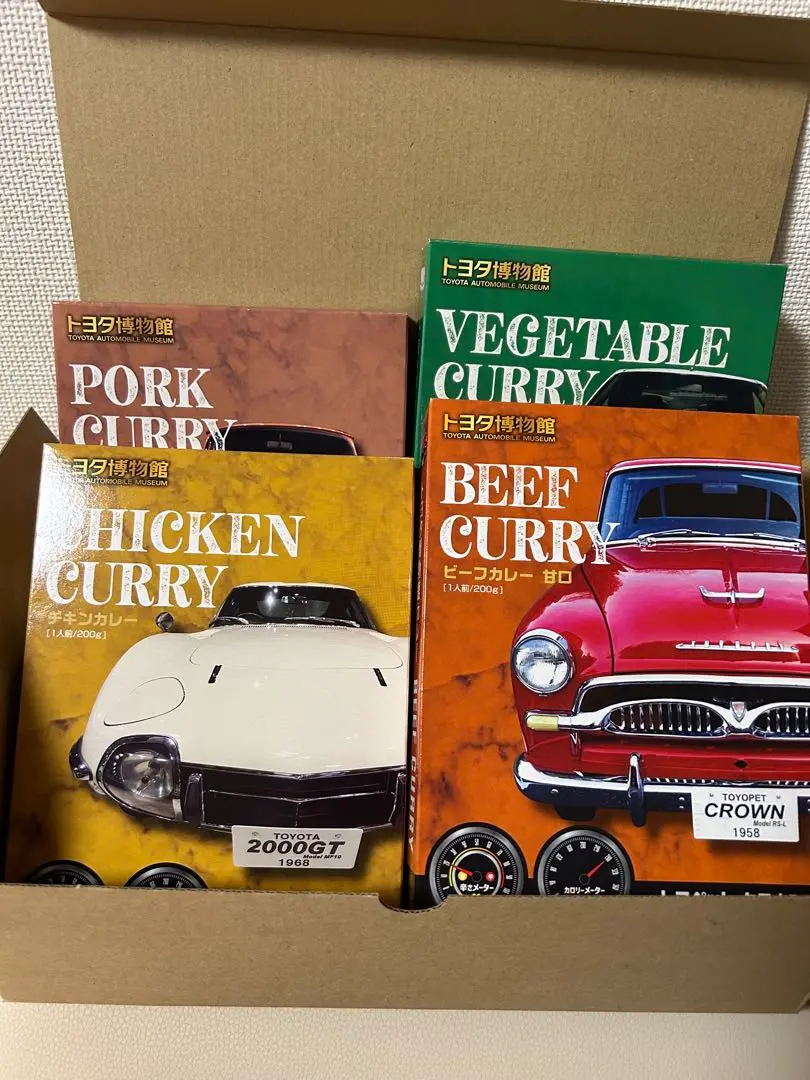 トヨタ博物館カレー グルメセット　2箱セット　クルマニア　メープルクッキー2箱 クルマニア メープルクッキー｜e-store