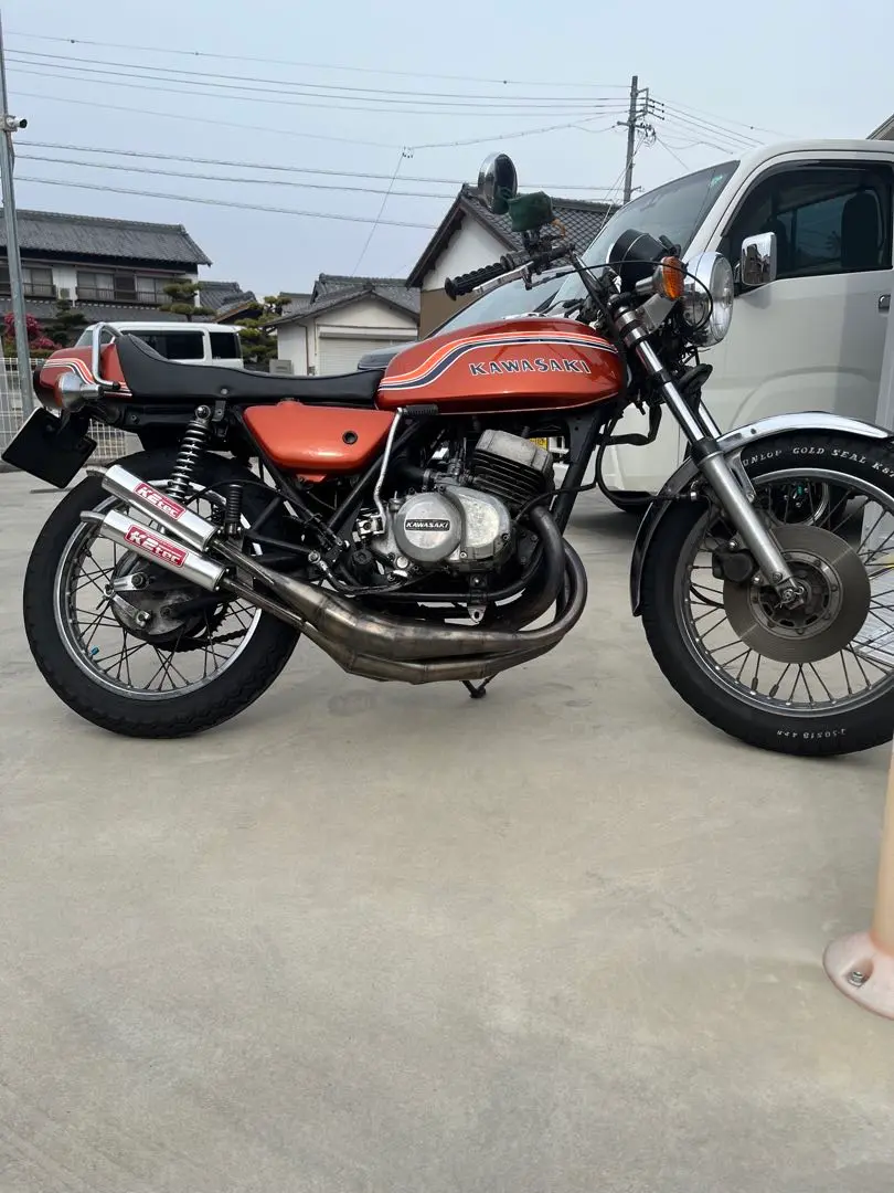 マッハ　500 750 チャンバー　当時H1 H2 SS CB Z カミナリ KAWASAKI 750SS カワサキ マッハ750 集合チャンバー JD-Ster