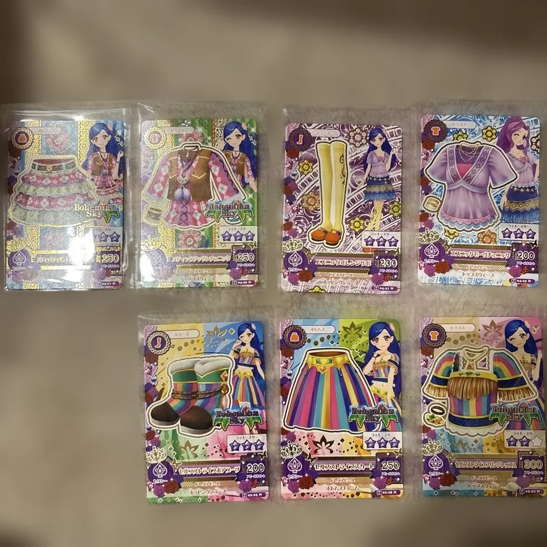 Thumbnail of Aikatsu! card set of 7
