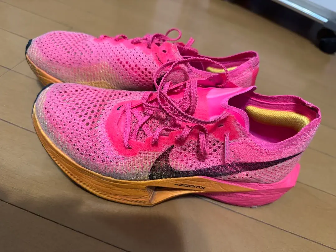 Thumbnail of Nike ZoomX Vaporfly 3 Pink Racing Shoes