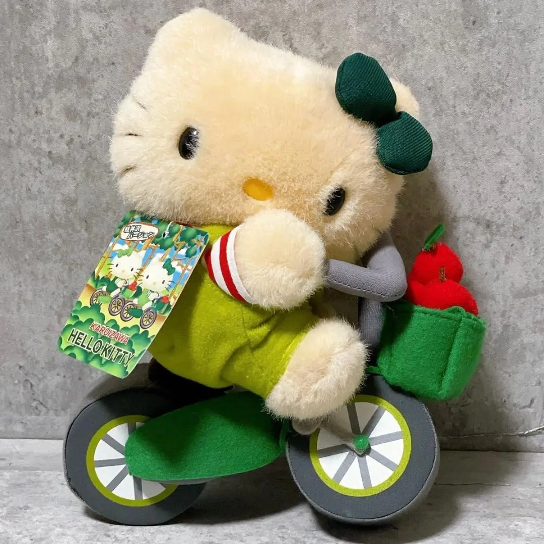 ご当地キティ　ぬいぐるみ　軽井沢レトロ自転車 激レア] サンリオ ハローキティ 軽井沢限定 ぬいぐるみ 自転車