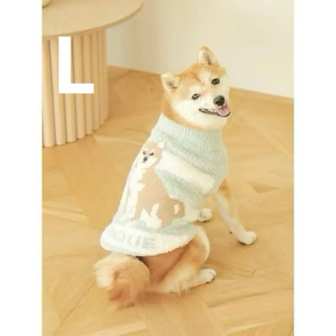 本日24時までの限定価格！　gelato pique 柴犬 ベージュ　ワンピース ジェラート ピケ「シュナウザー」モチーフTシャツ＆”柴犬”総柄