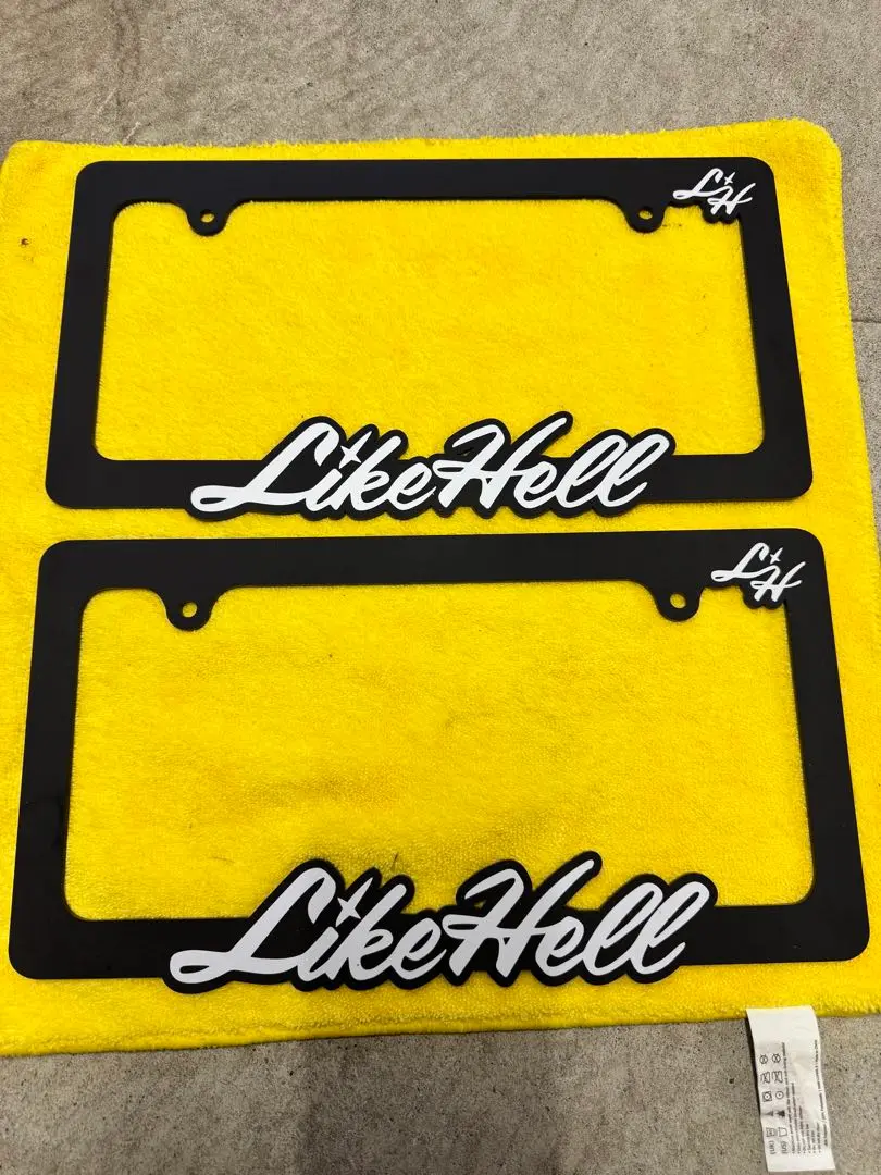 likehell JPナンバー フレーム ライクヘル 2025年最新】like hell ナンバーフレームの人気アイテム - メルカリ