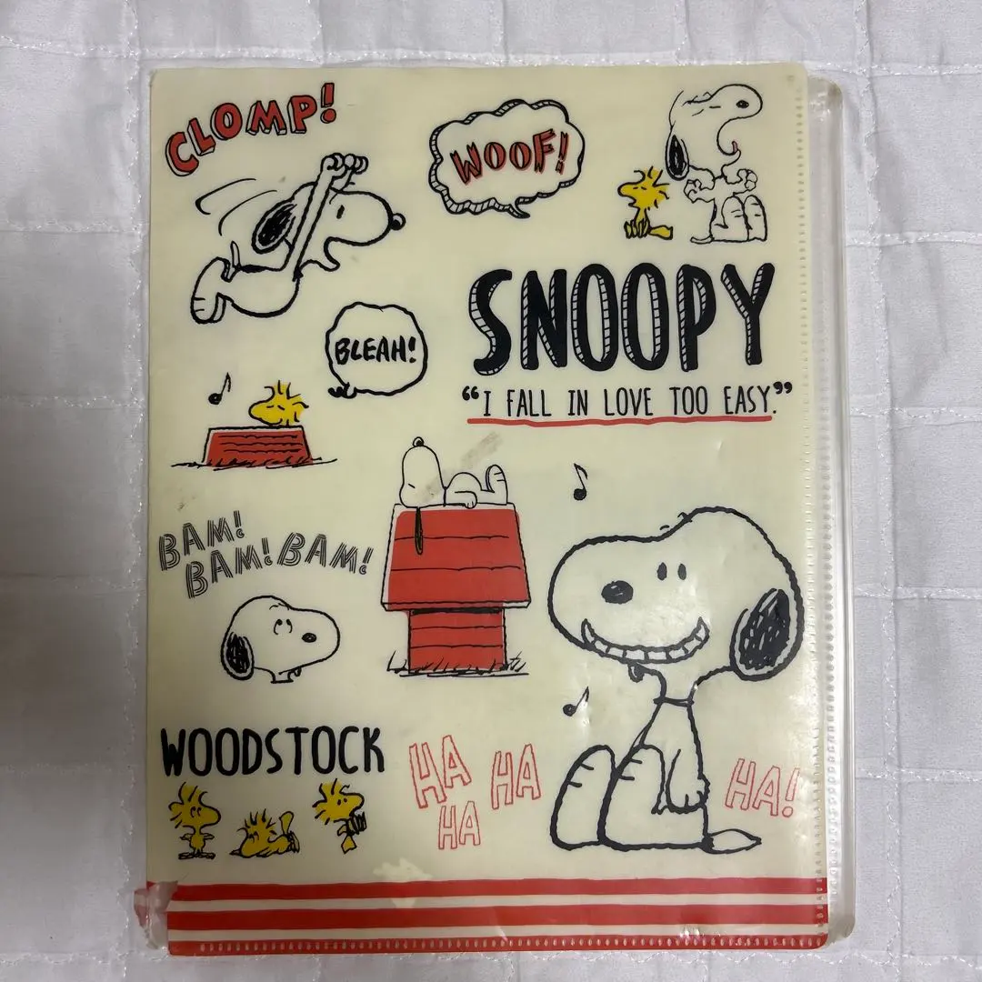 Thumbnail of Snoopy and Woodstock Clear File A4