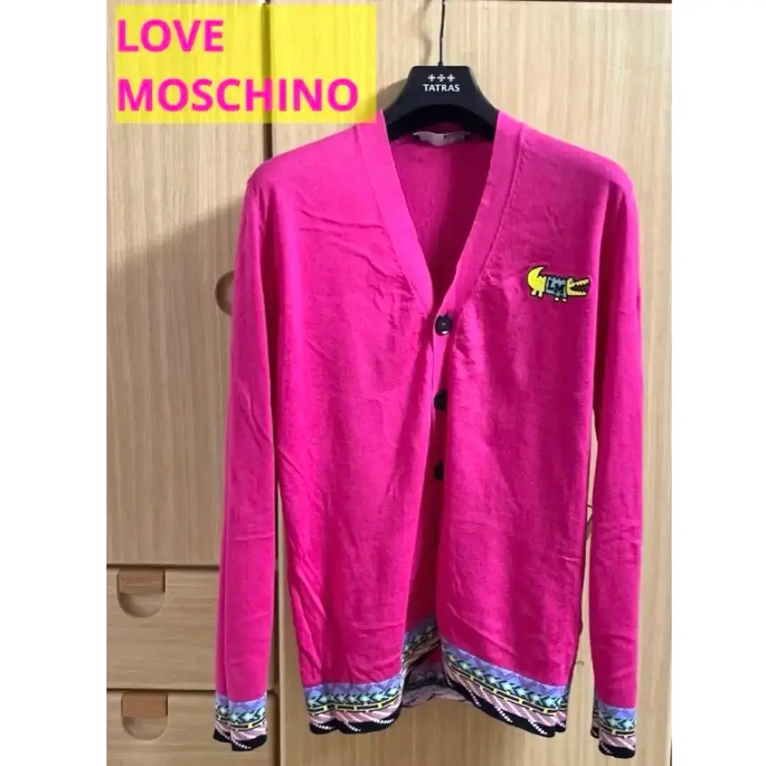 【極美品】ラブモスキーノ　LOVE MOSCHINO トップス　カーディガン 2025年最新】ラブモスキーノ レディース カーディガン・ボレロ
