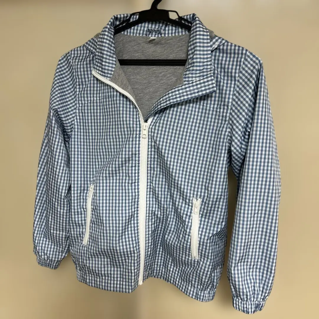 Thumbnail of MUJI Blue Check Pattern Jacket 140cm