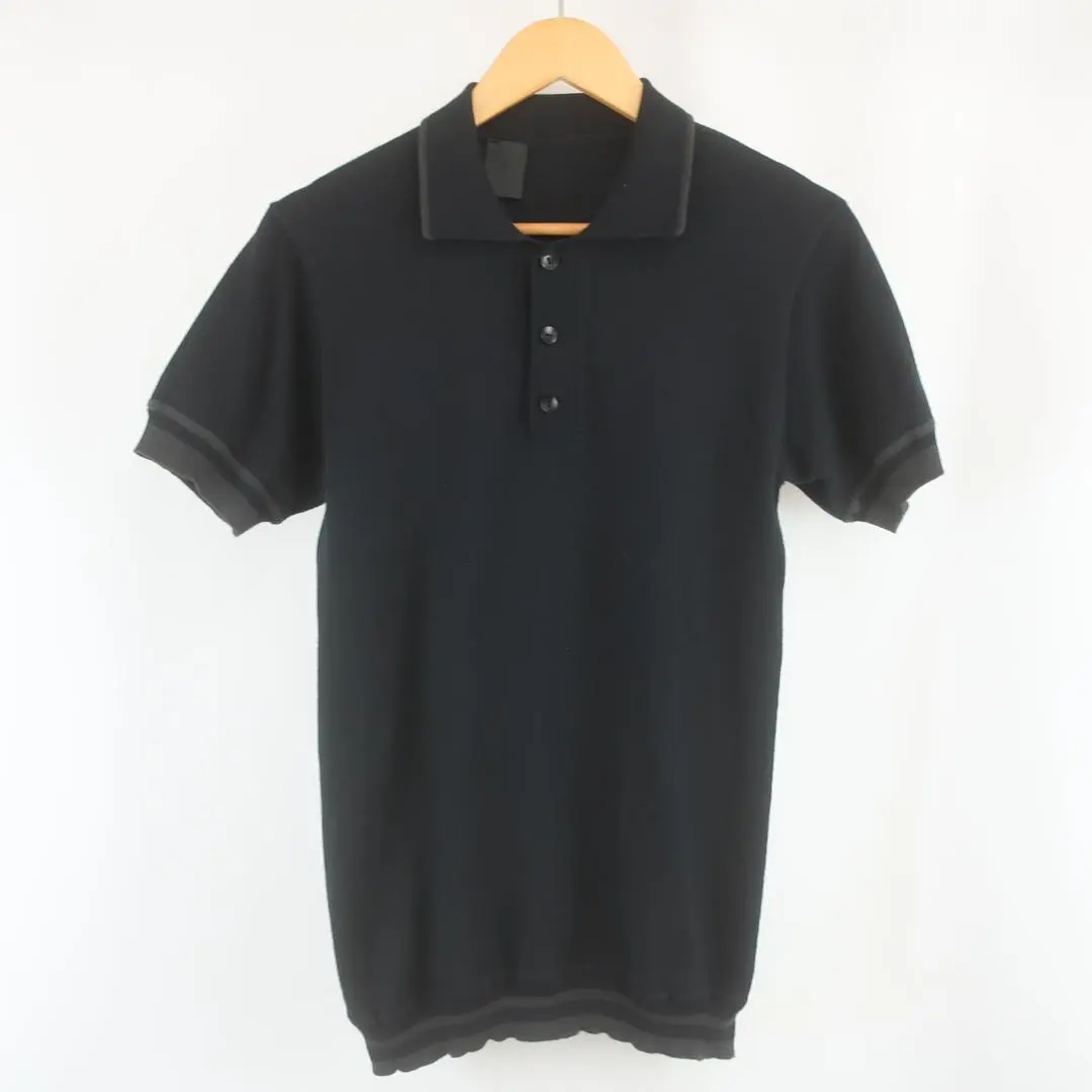 n.hoolywood big BLACK ポロシャツ　36 n.hoolywood big BLACK ポロシャツ 36 - メルカリ