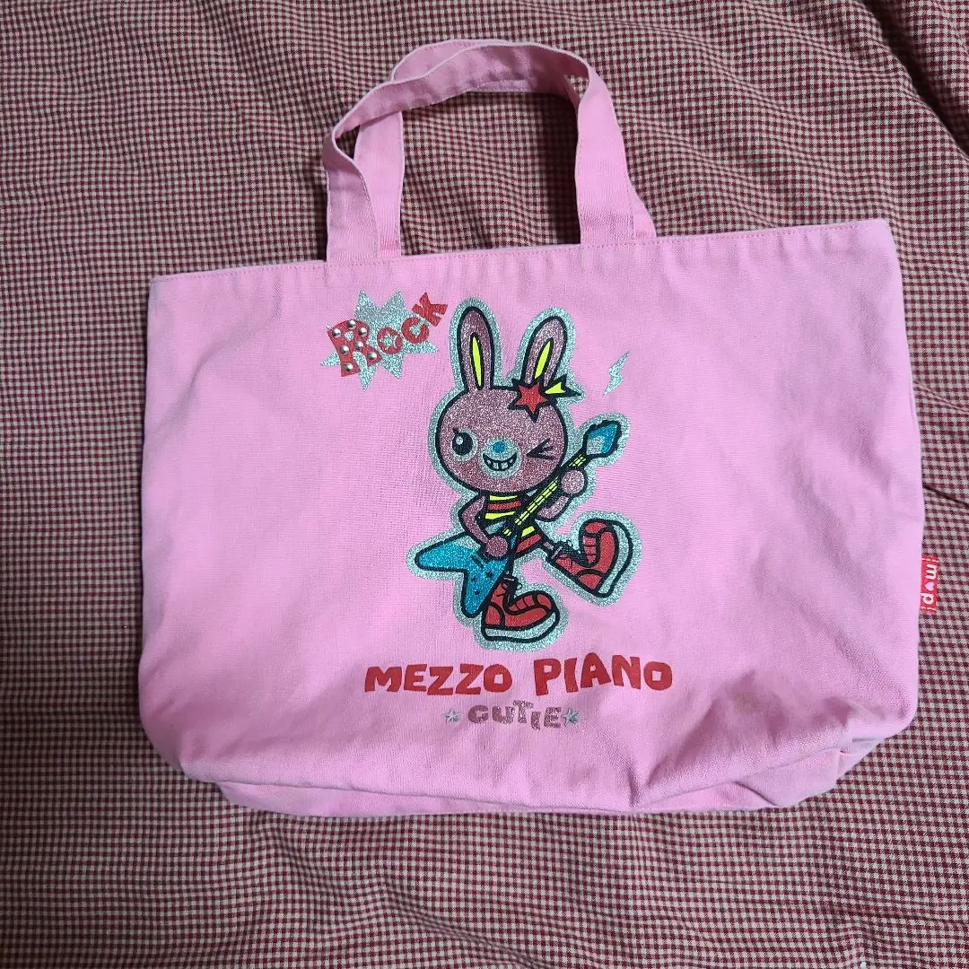 平成レトロ メゾピアノ mezzo piano トートバッグ レッスン