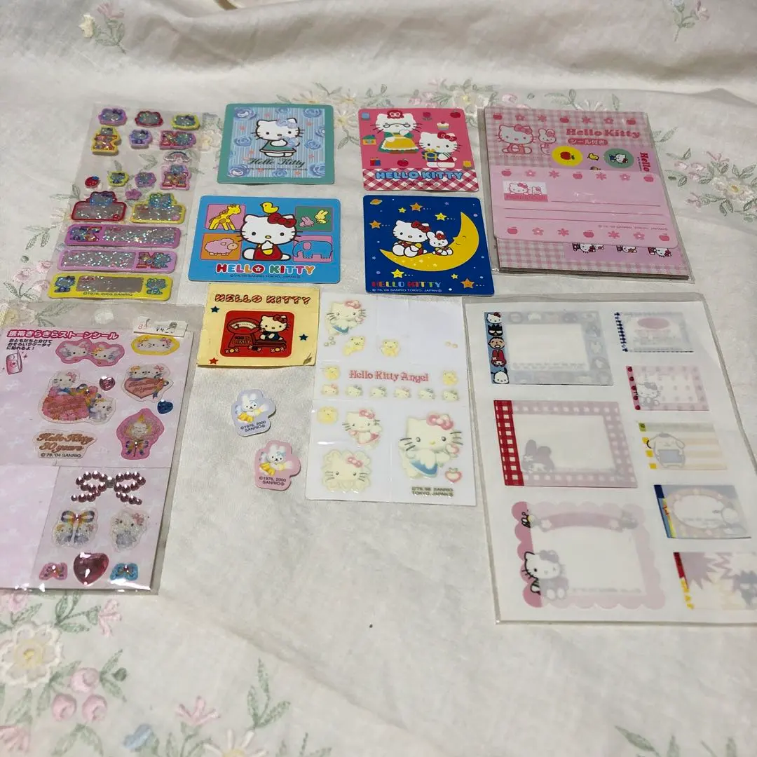 Thumbnail of Sanrio Hello Kitty sticker set Heisei retro