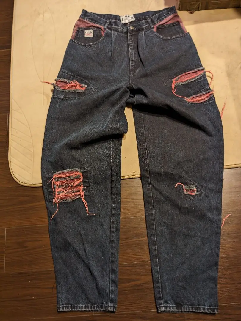 get used by elie ビンテージバギージーンズ GET USED Elie Jeans. Vintage 30 Classic Jeans. Mom Baggy