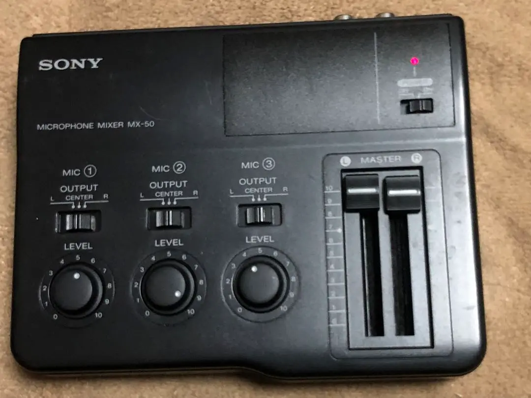 SONY ソニー　マイクロホンミキサー　MX-A5 SONY ソニー マイクロホンミキサー MX-A5最高