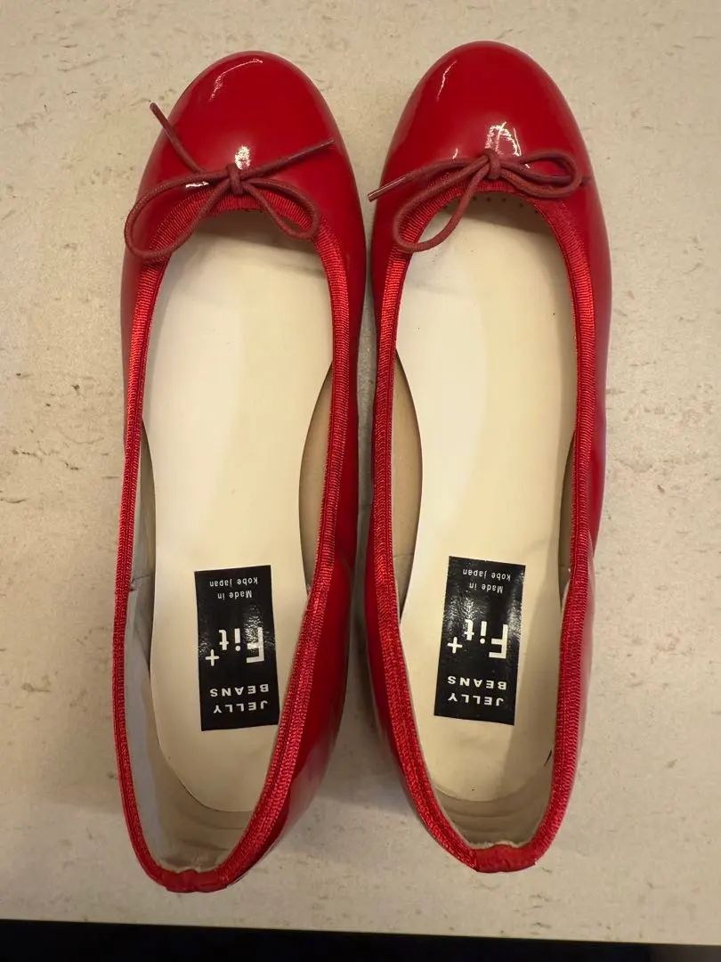 Thumbnail of Jelly Beans Red Ballet Flats 23.5cm