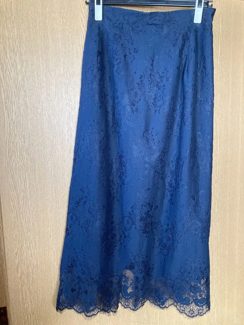 ROPÉ PICNIC 海軍藍 蕾絲窄裙 的縮圖