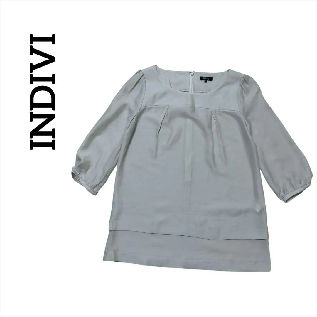 Thumbnail of 【Excellent Condition】INDIVI Flare Blouse Gray L