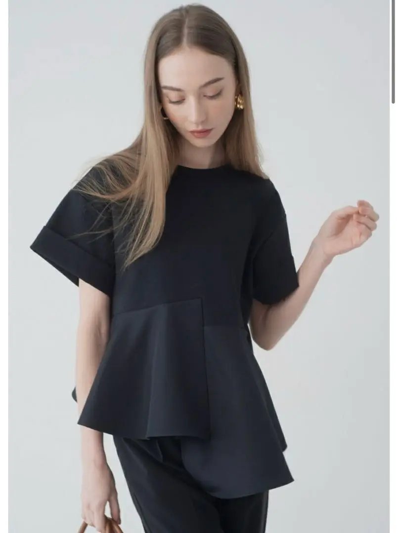mee♡　maison de Dolce.アシンメトリーTシャツ　ブラック 2025年最新】Maison de dolce アシンメトリーの人気アイテム
