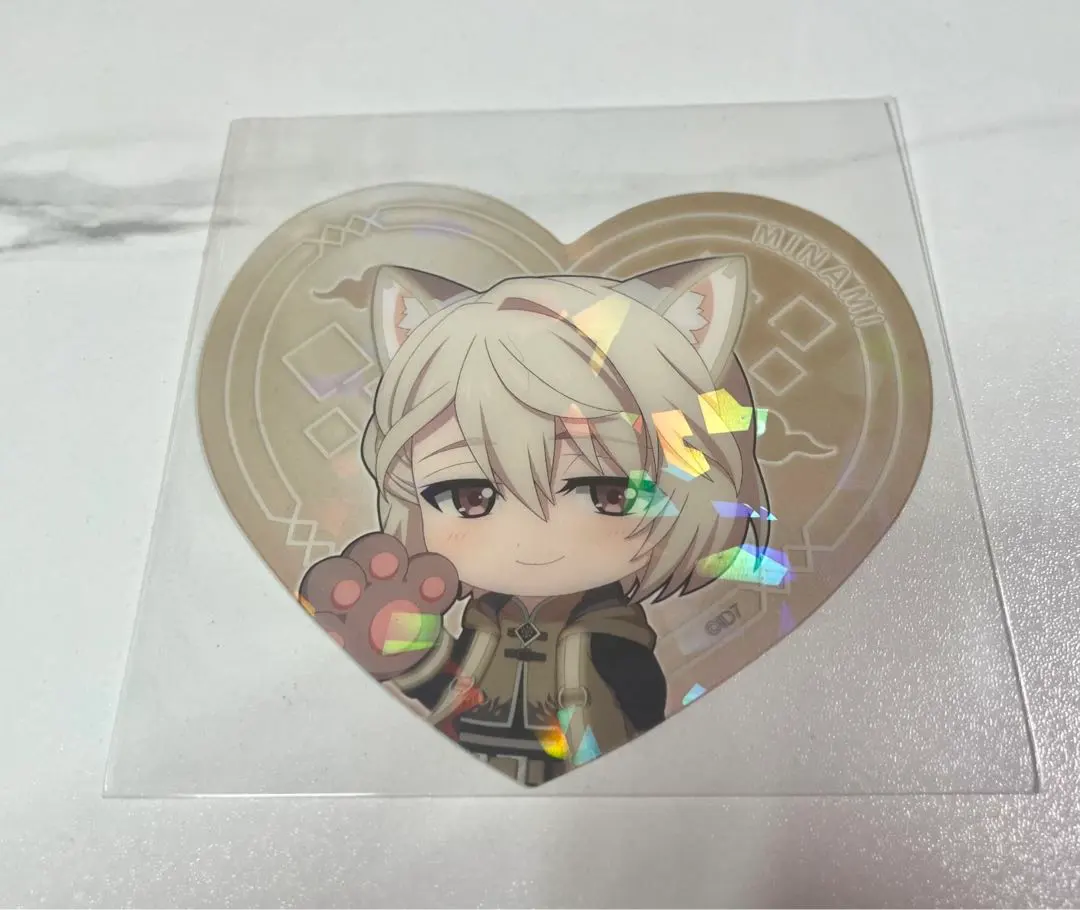 Thumbnail of Idolish7 ZOOL Minami Natsume Die-cut Clear Card Heart