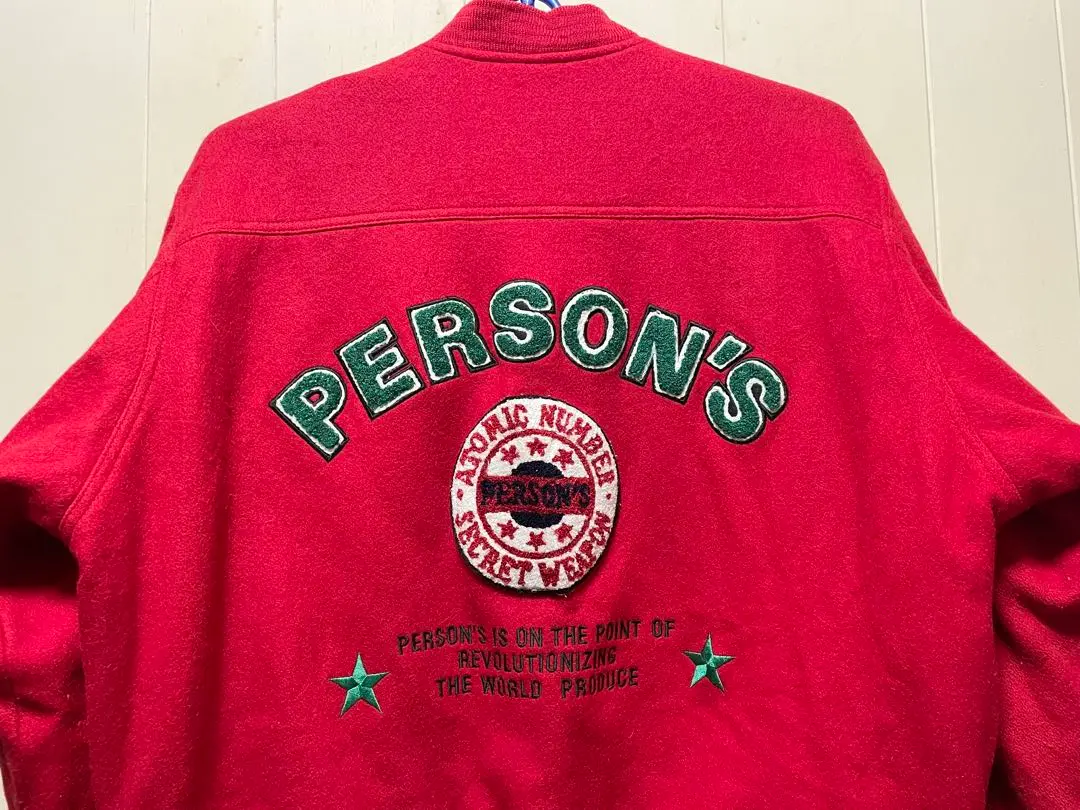 昭和DCブランド PERSON'S パーソンズ スタジャン 刺繍