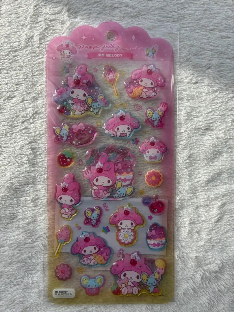 Thumbnail of New, unopened Sanrio My Melody Drop Jelly Stickers