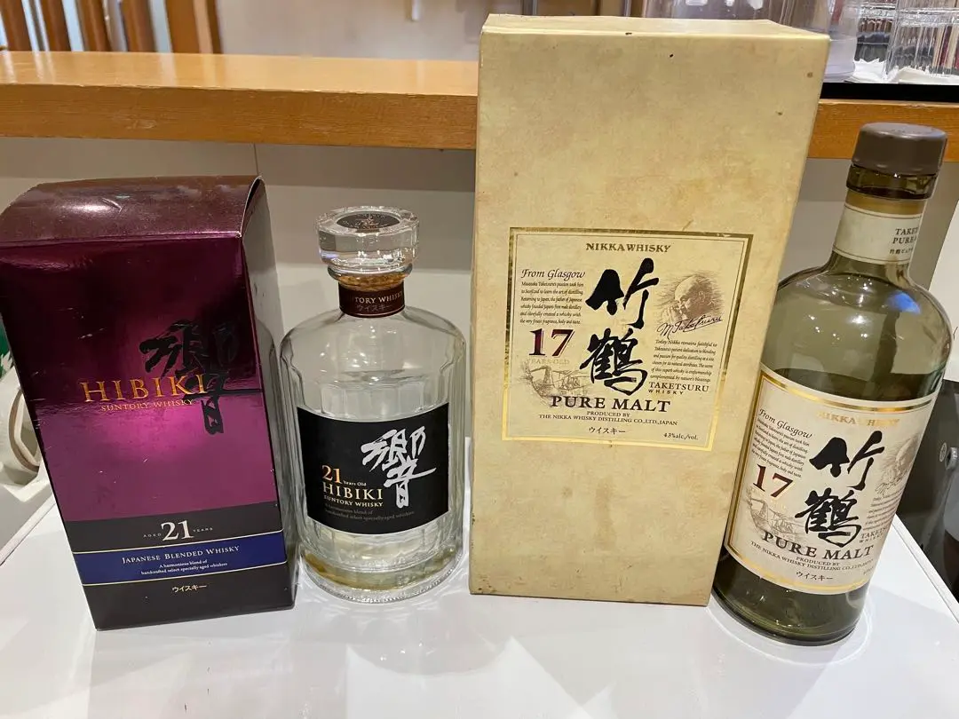 竹鶴17年空瓶1本竹鶴21年空瓶1本山崎空瓶1本空箱2箱白州NV空瓶1本空箱2箱 2025年最新】竹鶴17 空瓶の人気アイテム - メルカリ
