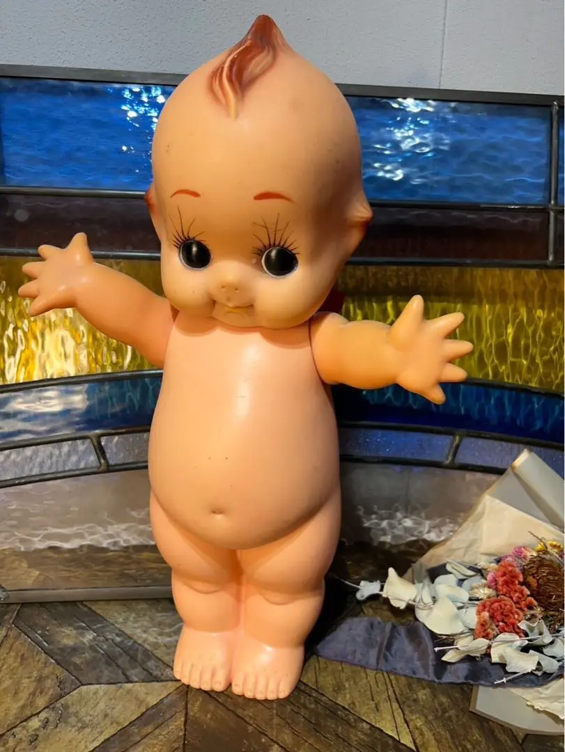 特大 キューピー人形 55㎝ ソフビ 赤羽 赤羽根 マヨネーズ 昭和レトロ 特大】キューピー人形 55センチ ソフビ 赤羽 赤羽根 マヨネーズ