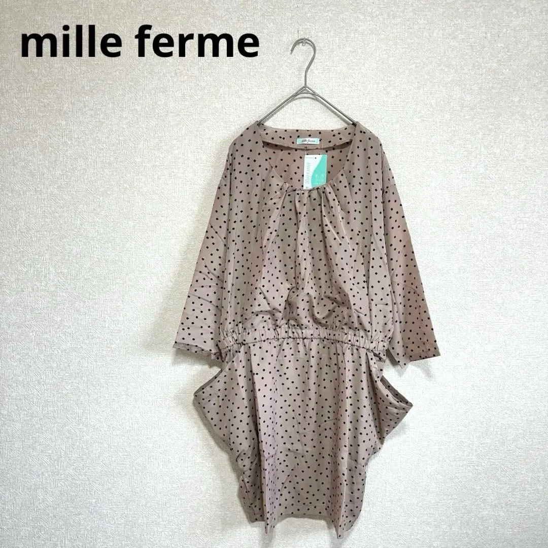 Thumbnail of mille ferme Nursing Dress Maternity Dress Side Pockets Dot Pattern M