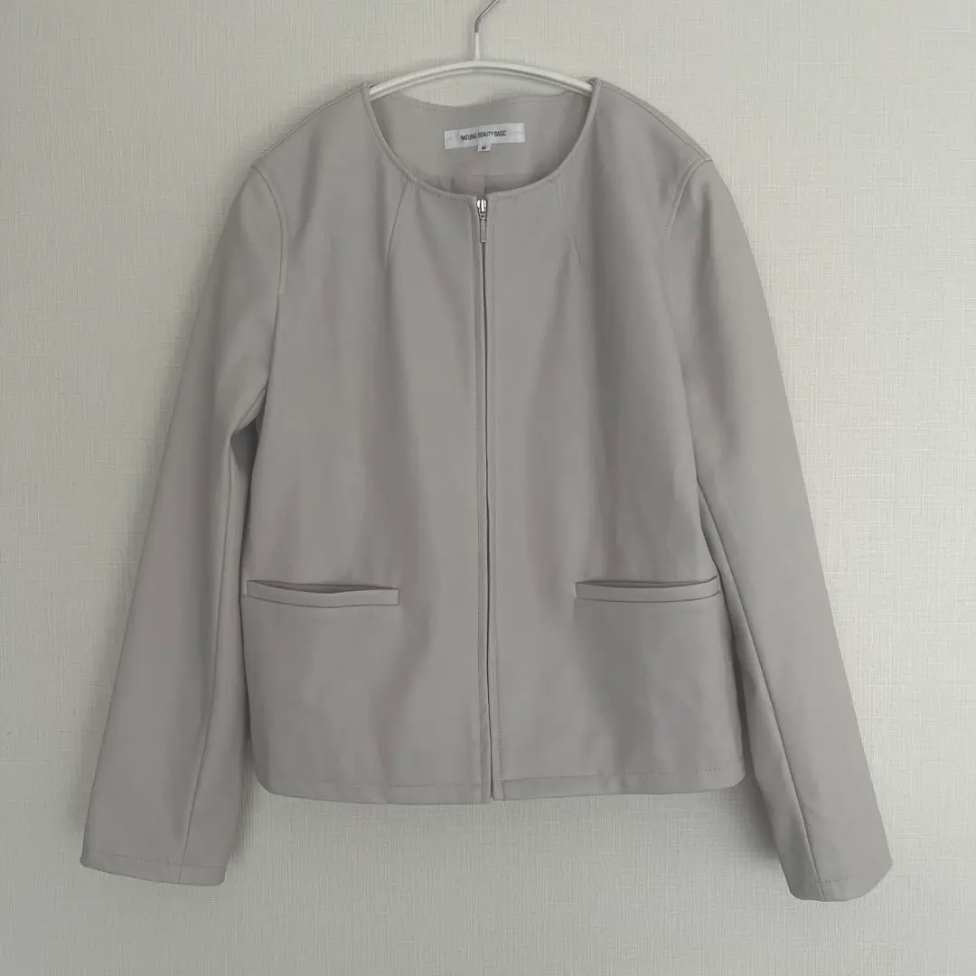 Thumbnail of NATURAL BEAUTY BASIC Faux Leather Blouson Leather Jacket