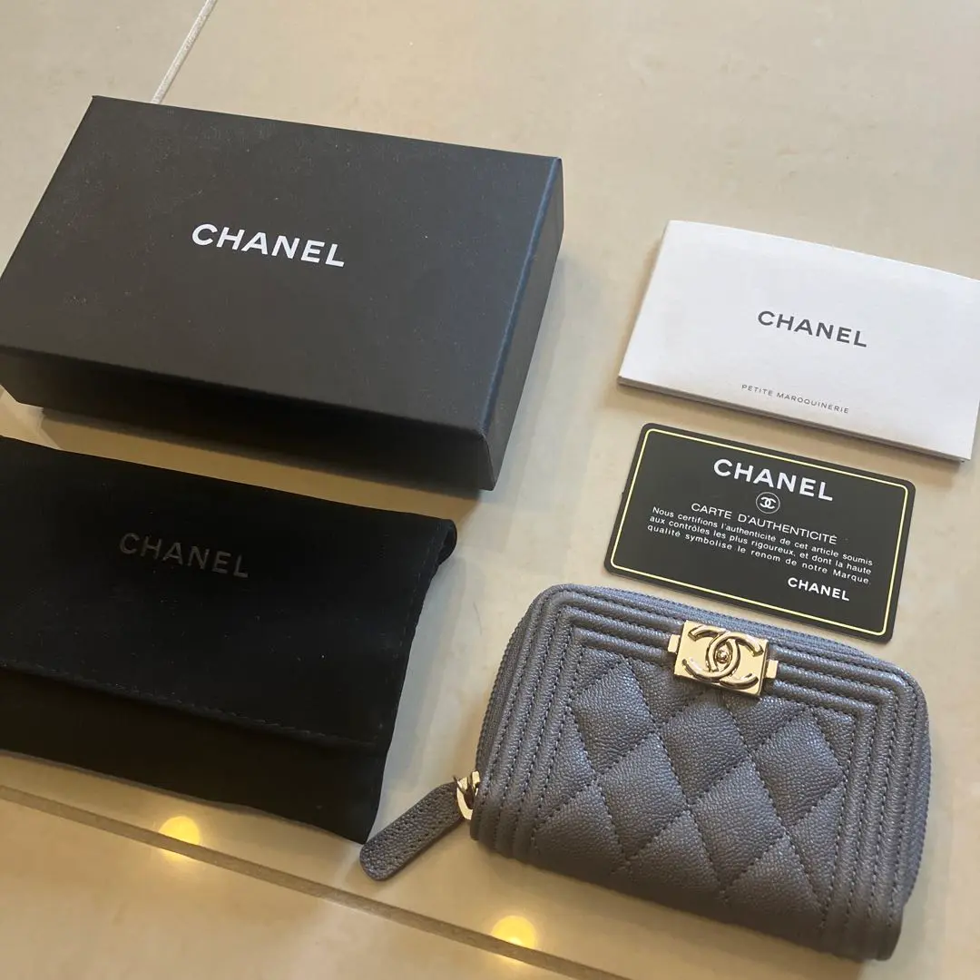 2025年最新】CHANEL カラー：グレイ系 コインケース・小銭入れの