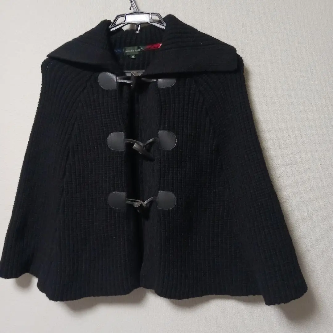 The Scotch House カシミヤポンチョ　ケープコート　希少品 The Scotch House カシミヤポンチョケープコート希少品