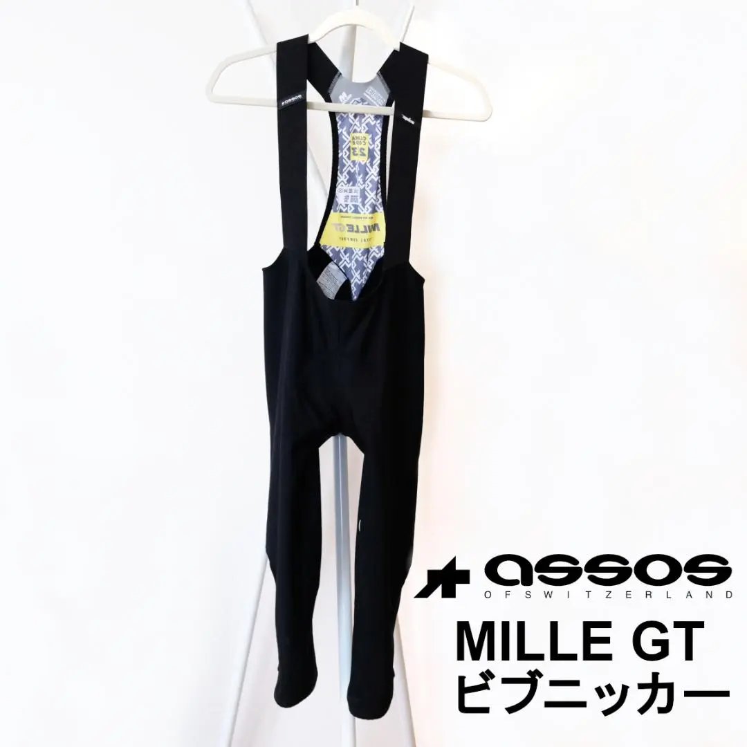 ASSOS MILLE GT 吊帶車褲 M 碼 ASSOS 春秋用 吊帶短褲 的縮圖
