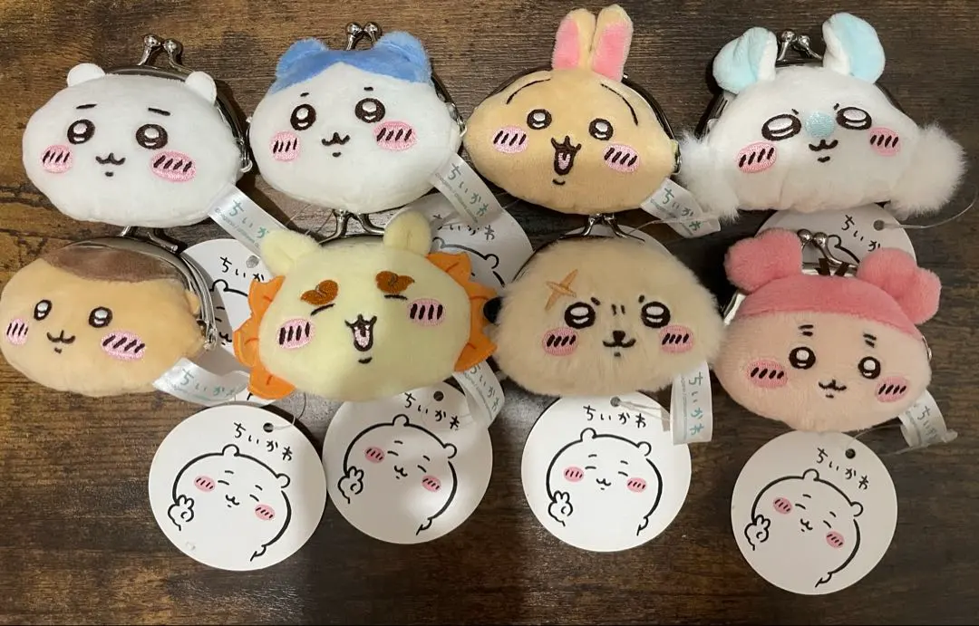 吉伊卡哇迷你零錢包 8種 完整套組 的縮圖