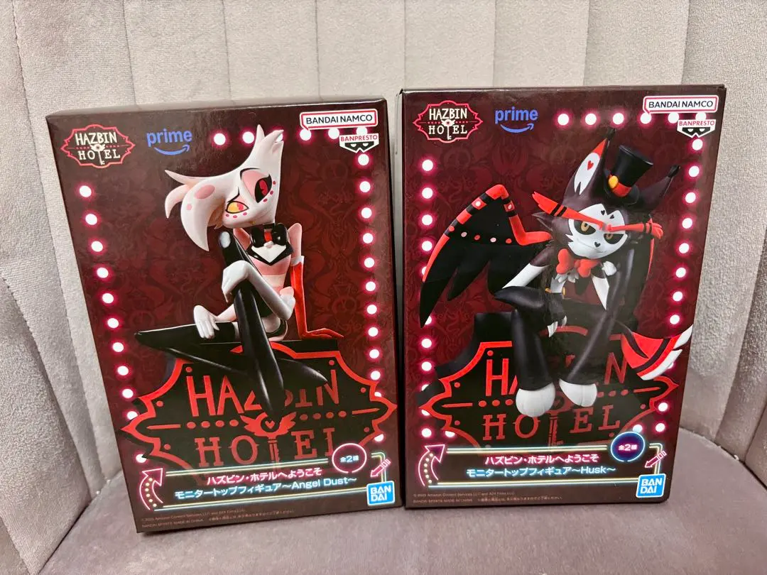 Thumbnail of Welcome to Hazbin Hotel! Monitor Top Figures: Husk & Angel Dust