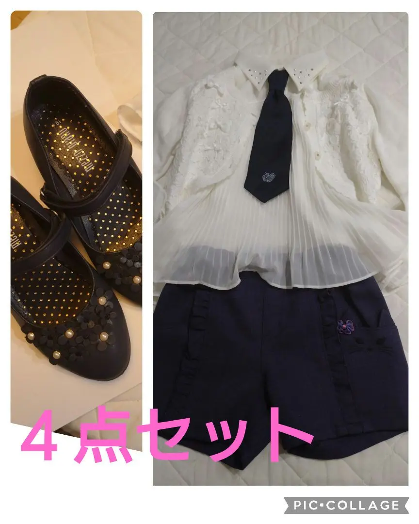 【中古】Mezzo Piano 鞋子和針織衫 Anaisui Mini 短褲和附領帶襯衫 的縮圖