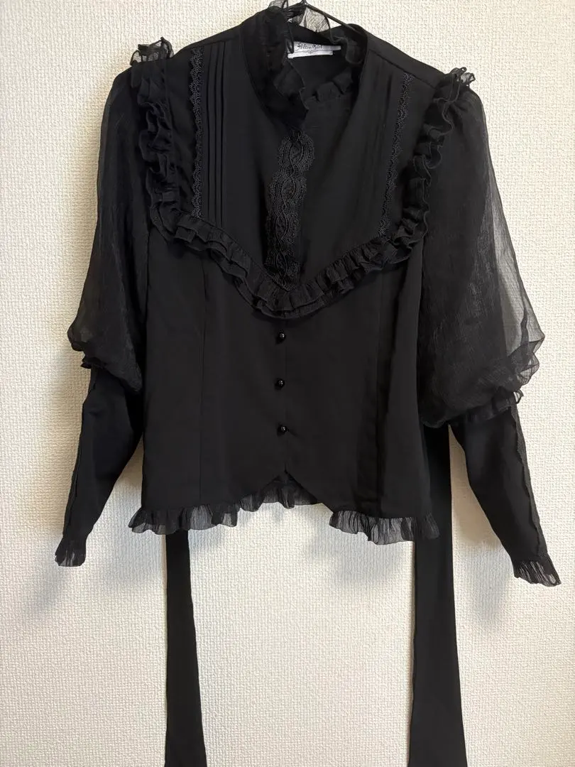Thumbnail of Alice Girl Blouse Top Black Jiarei-kei Lolita