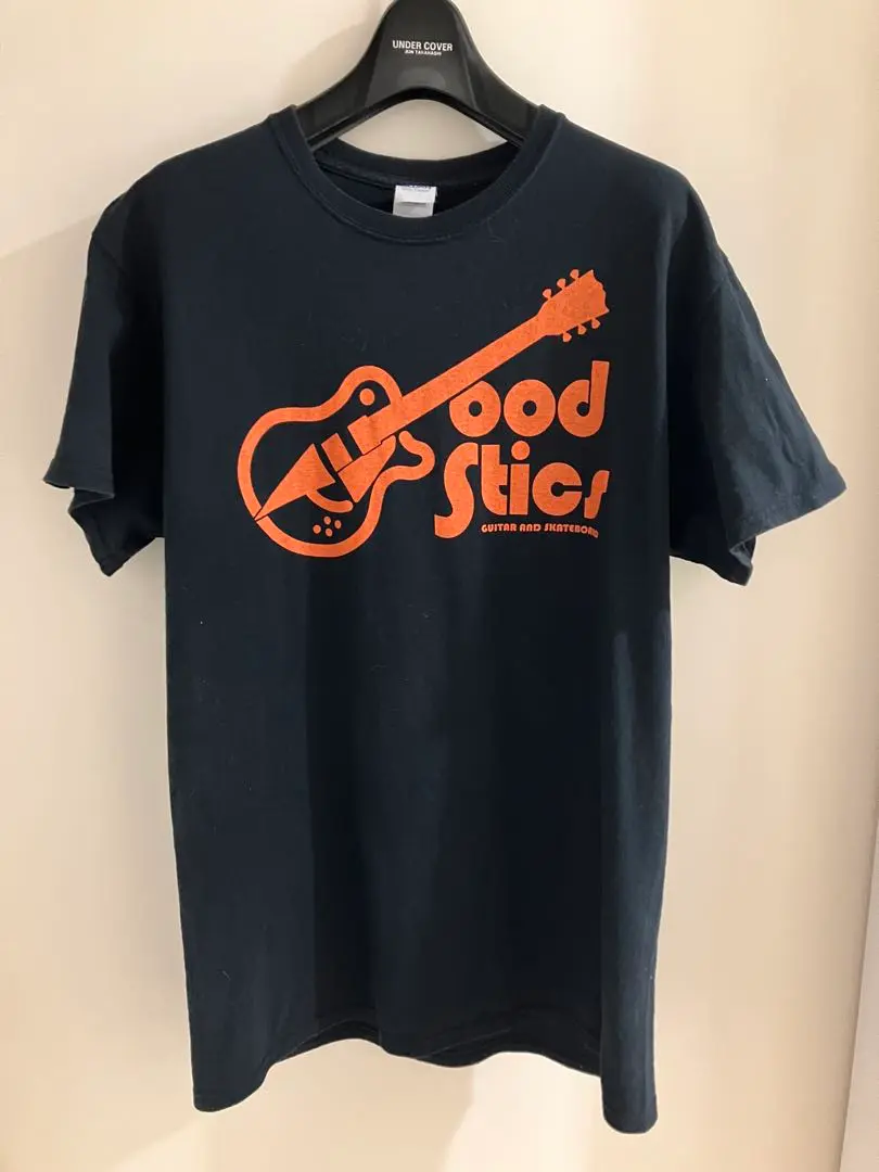 WANIMA - Woodstics　ロゴ　Ｔシャツ　ブラックｘグリーン Amazon.co.jp: Woodstics LOGO TEE 黒緑 M ウッドスティックス T