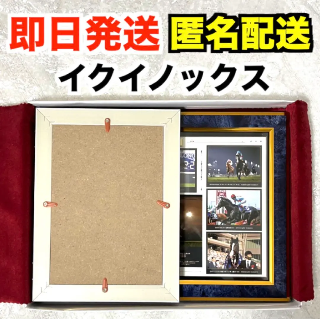 【200個限定】イクイノックス 引退記念写真デザインパネル　競馬 JRA HORSE GOODS net】イクイノックス・引退記念写真パネル | 競走馬