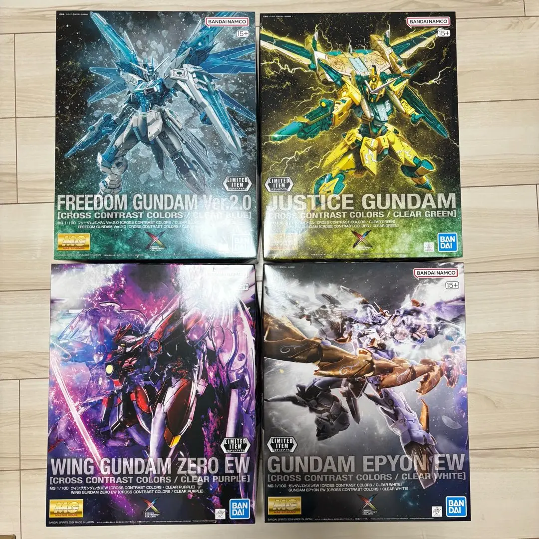ガンプラ MG クロスコントラスト フリーダム ジャスティス 2体セット 限定版 MG 1/100 フリーダムガンダム Ver.2.0 [CROSS CONTRAST COLORS