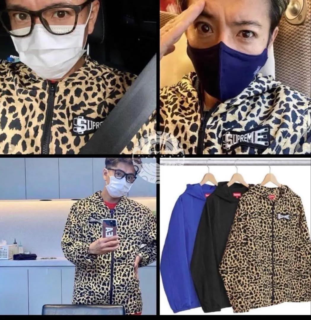 Supreme レオパード柄 ナイロンジャケット L あ*ん様 Supreme レオパード柄 ナイロンジャケット L Supreme