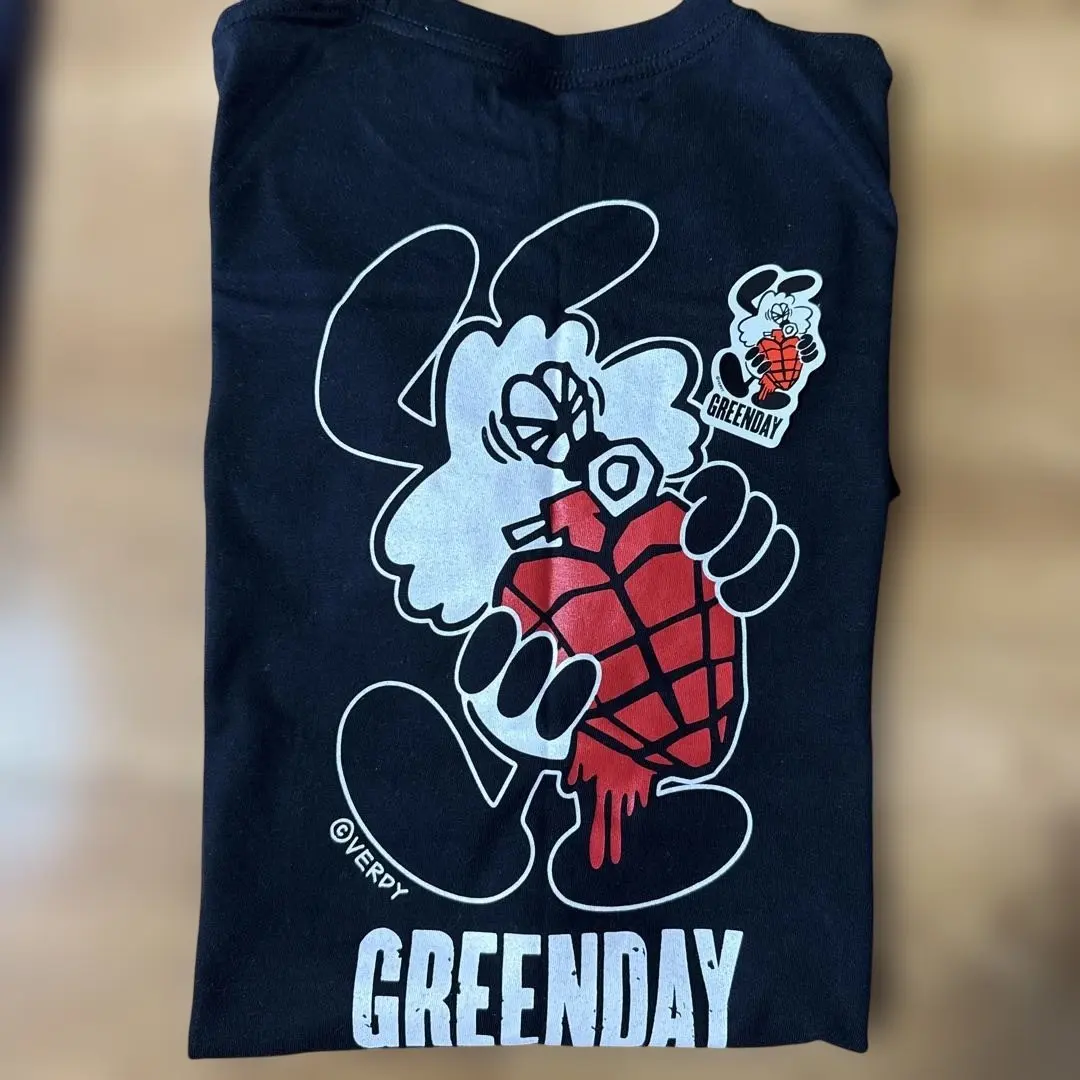 GREEN DAY verdy コラボTシャツ 当選】GREEN DAY x VERDY Collab T Shirt : Type-A (Black) XL