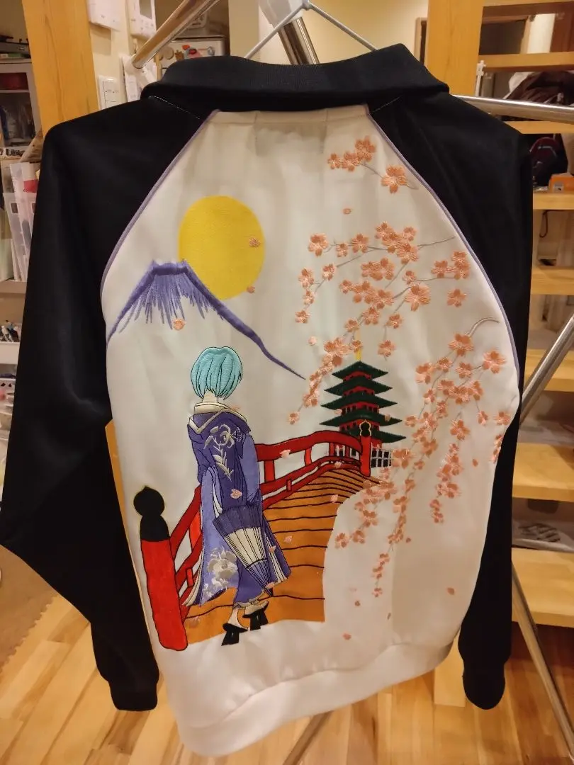 【美品 コラボ XL】錦×新世紀エヴァンゲリオン トラックジャケット ジャージ 美品 コラボ XL】錦×新世紀エヴァンゲリオン トラックジャケット