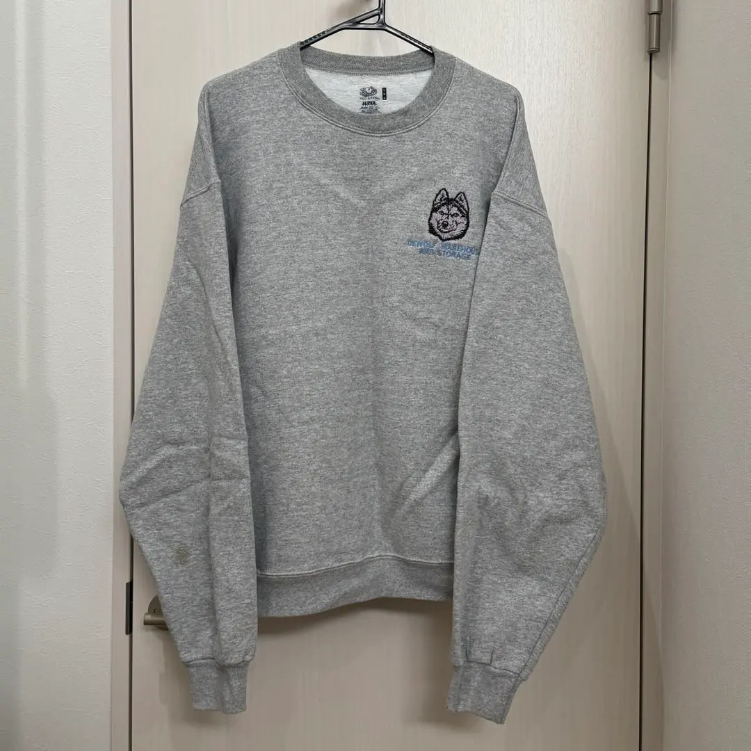 Thumbnail of Fruit of the Loom Sweatshirt Embroidered One Point Wolf L