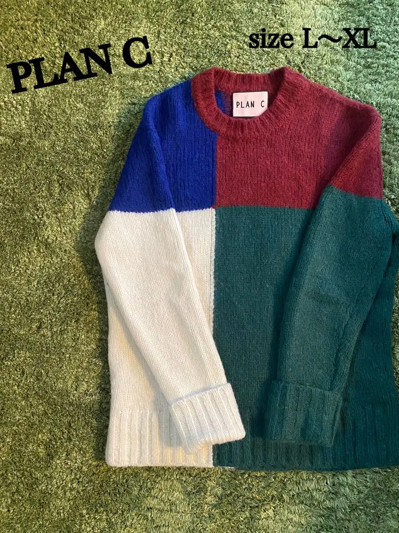 破格！】PLAN C alpaca knit sweater