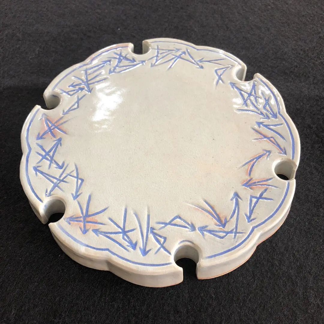 美品　北村和善 造 染付　建水　茶道具　共箱　2点 美品 北村和善 造 染付 建水 茶道具 共箱 2点